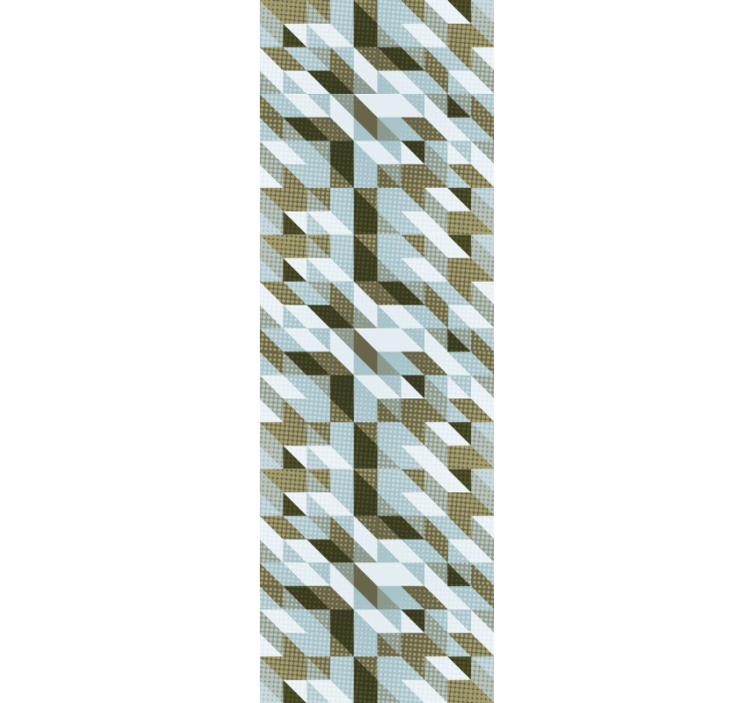 Rullegardiner til hjemmekontor moderne trekanter - TenStickers