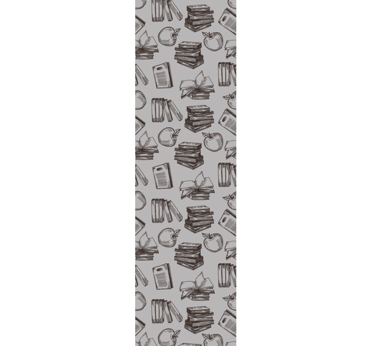 Rullegardiner til hjemmekontor i vintage stil - TenStickers