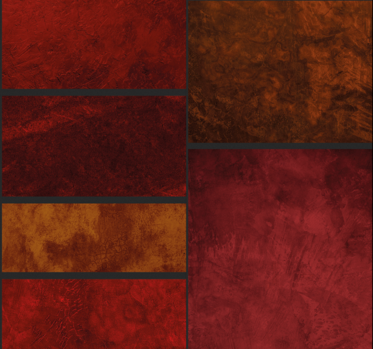 Rullegardiner til hjemmekontor med tekstureret patchwork - TenStickers