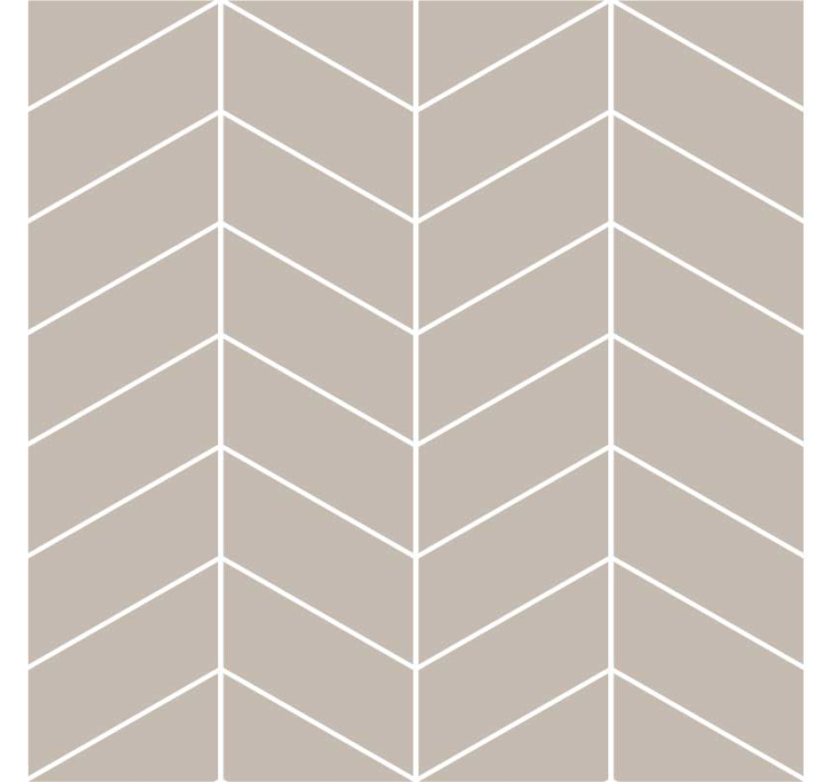 Rullegardin køkken skandinavisk stil beige og hvid - TenStickers