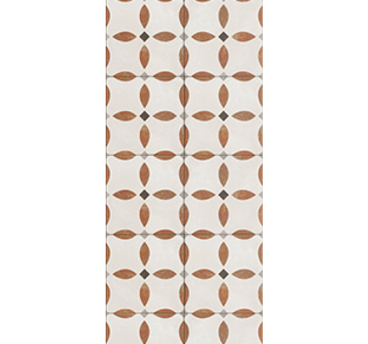 Rullegardin køkken beige geometrisk tekstur mønster - TenStickers