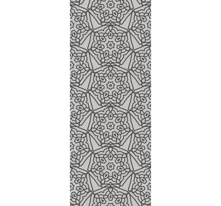 Rullegardin køkken abstrakt arabisk flise design - TenStickers