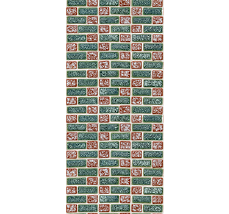 Rullegardin køkken enkle murstenstile - TenStickers