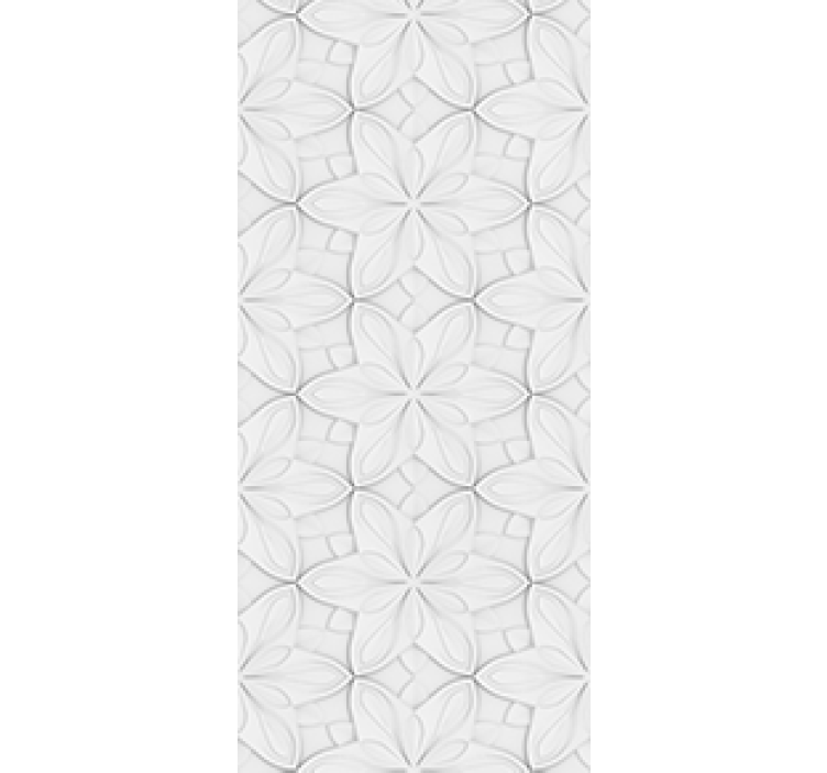 Rullegardin køkken med minimalistiske hexagonfliser - TenStickers