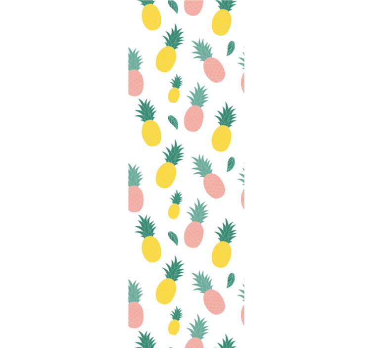Rullegardin køkken ananas mønster frugt design - TenStickers