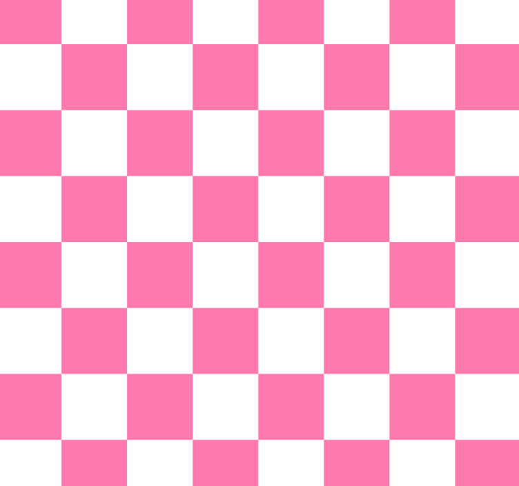 Rullegardin køkken pink ternet - TenStickers