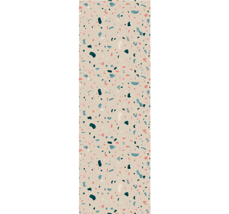 Rullegardin køkken håndmalet terrazzo mønster - TenStickers