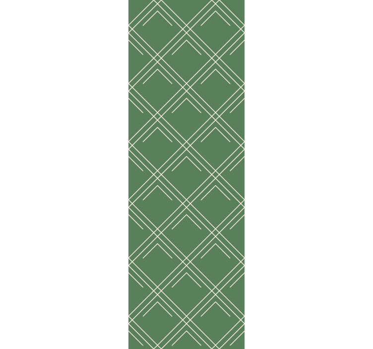 Kontor rullegardin grønne elegante firkanter - TenStickers