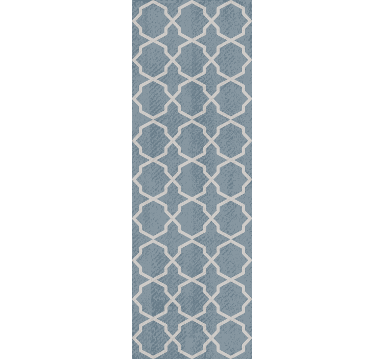 Moderne rullegardiner i elegant blåt design - TenStickers