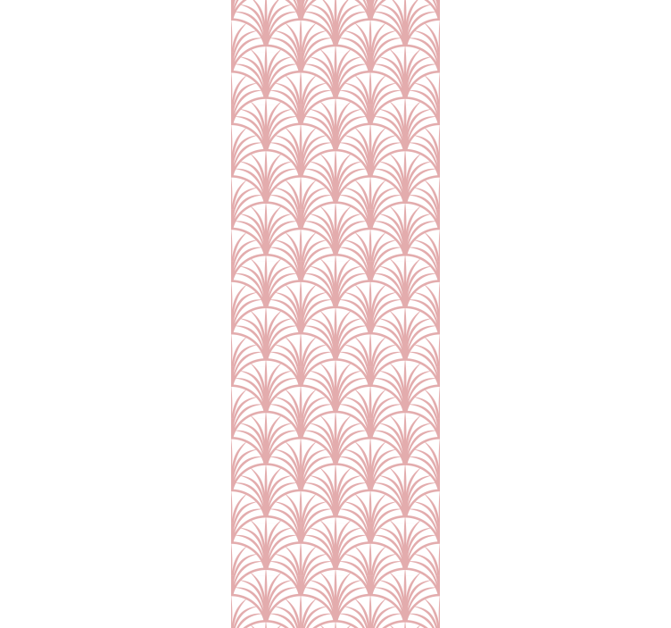 Moderne rullegardiner med pink vifte mønster - TenStickers
