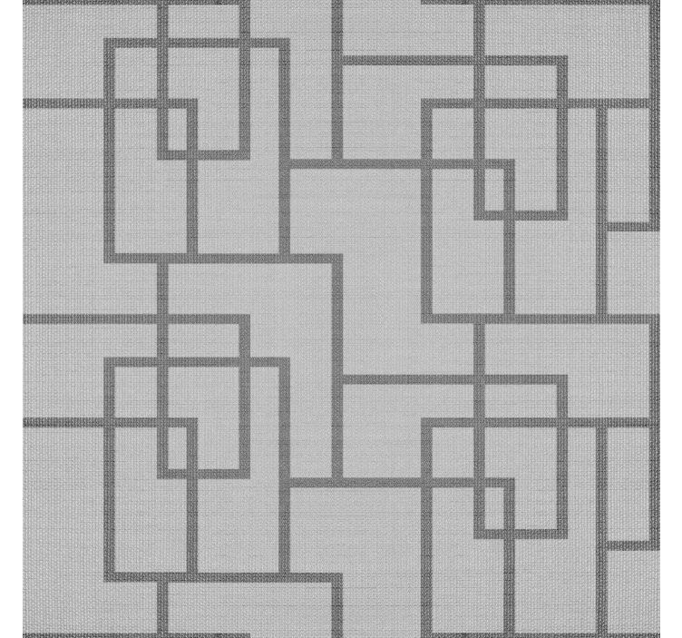 Moderne rullegardiner grå geometriske linjer - TenStickers
