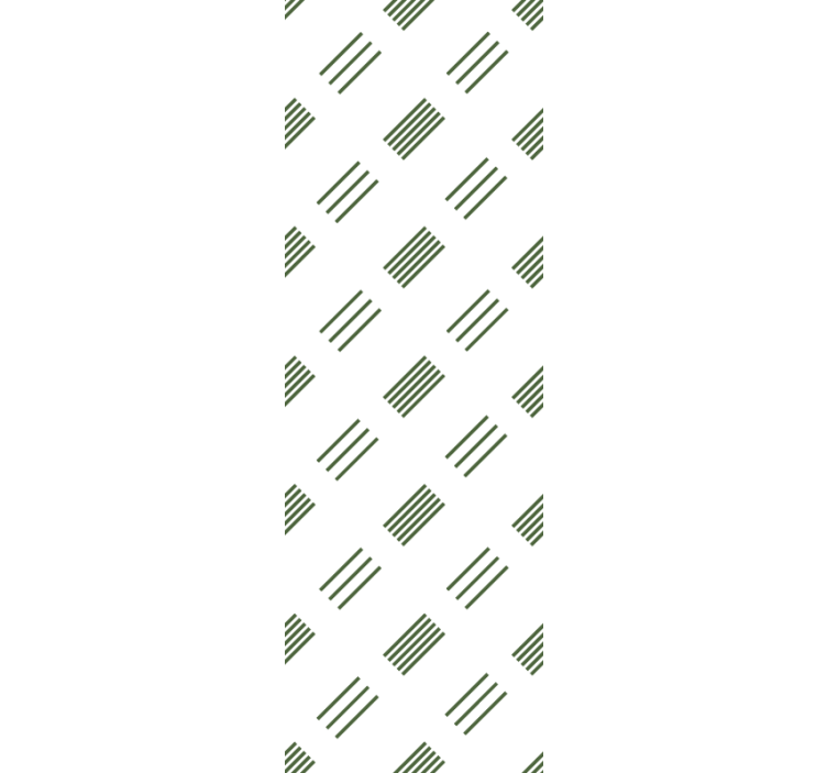 Moderne rullegardiner grøn og hvidt design - TenStickers