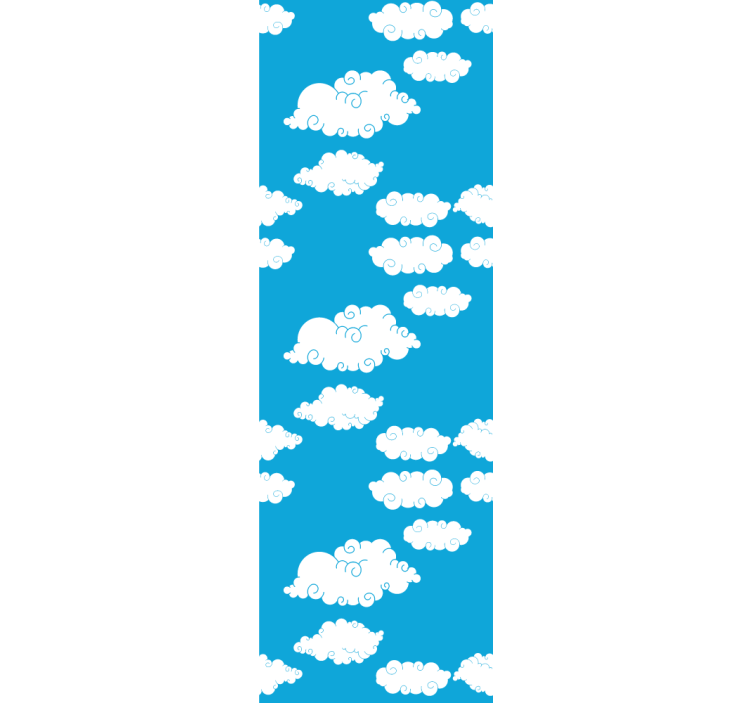 Moderne rullegardiner skyer på himlen - TenStickers