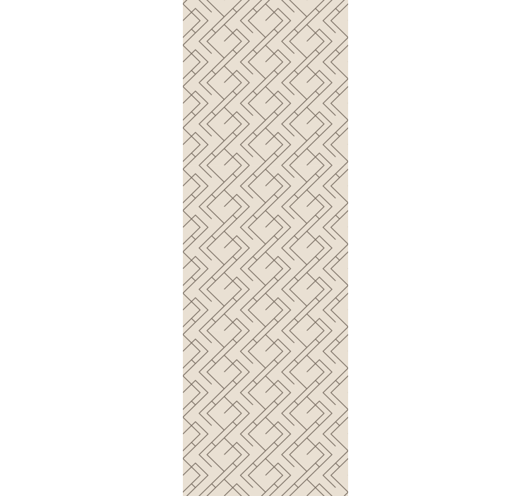 Moderne rullegardiner i mid-century stil - TenStickers