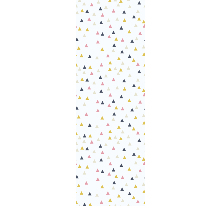 Moderne rullegardiner med minimalistisk trekantmønster - TenStickers