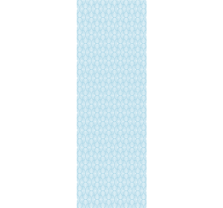 Moderne rullegardiner med bølgemønster - TenStickers