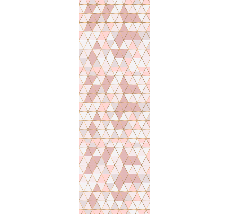 Moderne rullegardiner med gyldne linjer og lyse nuancer - TenStickers