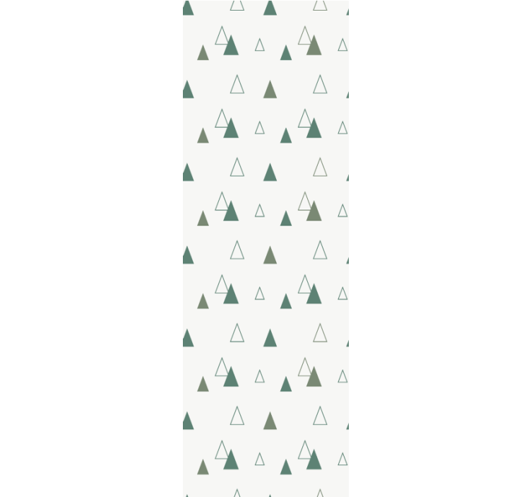 Moderne rullegardiner trekanters naturfarver - TenStickers