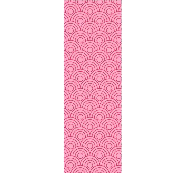 Moderne rullegardiner i mørk og lys pink form - TenStickers