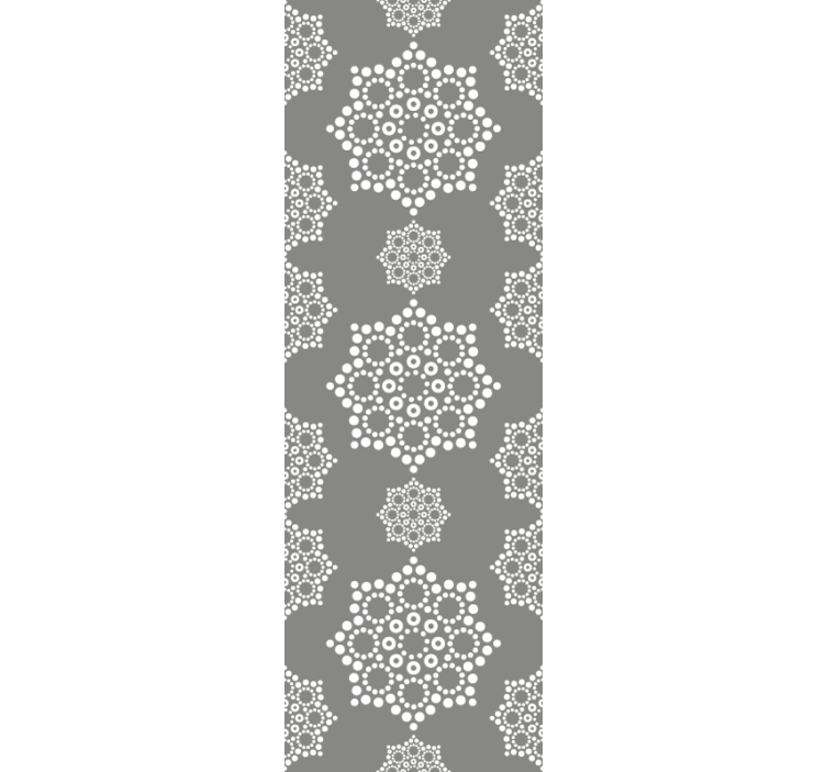 Moderne rullegardiner med mandala prikmønster - TenStickers