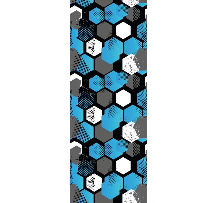 Moderne rullegardiner med abstrakt gradient fodboldbaggrund - TenStickers