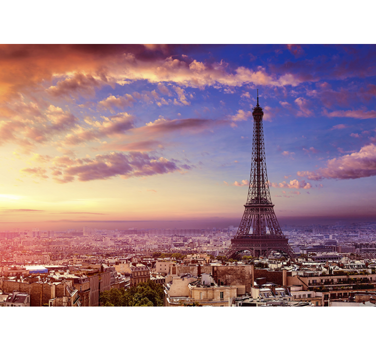 Rullegardin køkken paris udsigt - TenStickers