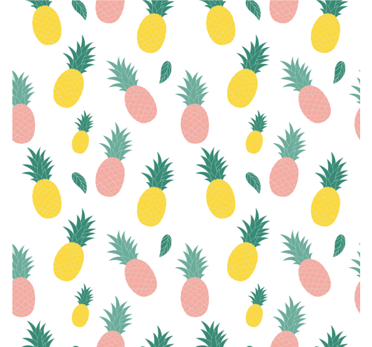 Rullegardin køkken ananas mønster frugtdesign - TenStickers