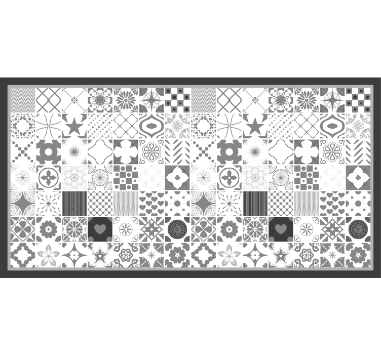 Grå rullegardin trujillo grå fliser - TenStickers