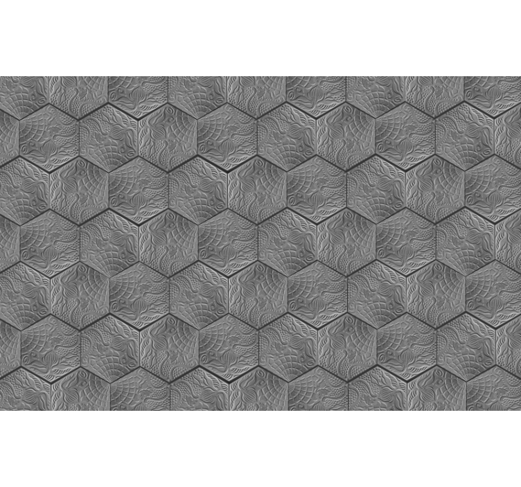 Grå rullegardin panot gaudí - TenStickers