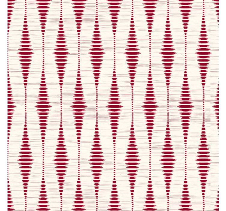 Moderne rullegardiner i rød rabaul ikat - TenStickers