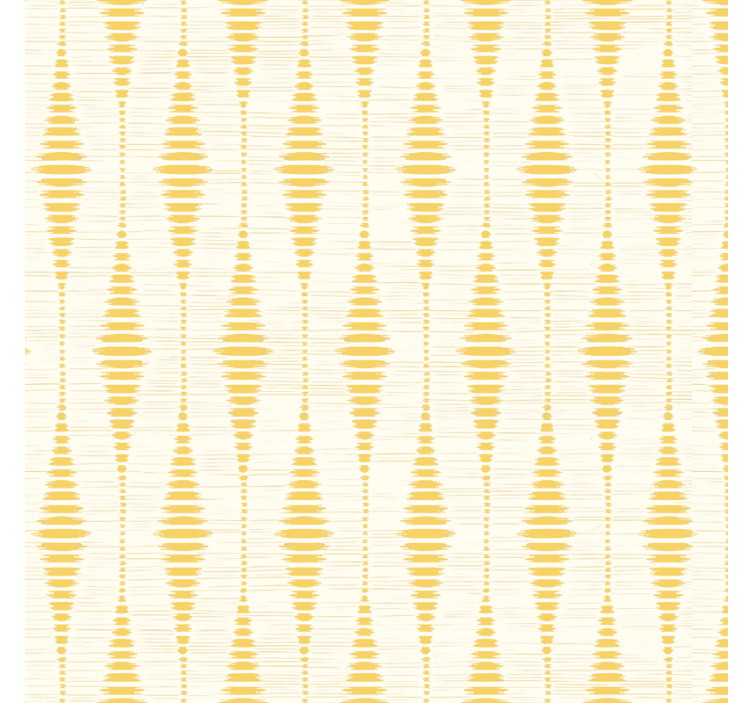 Moderne rullegardiner i gul rabaul ikat - TenStickers