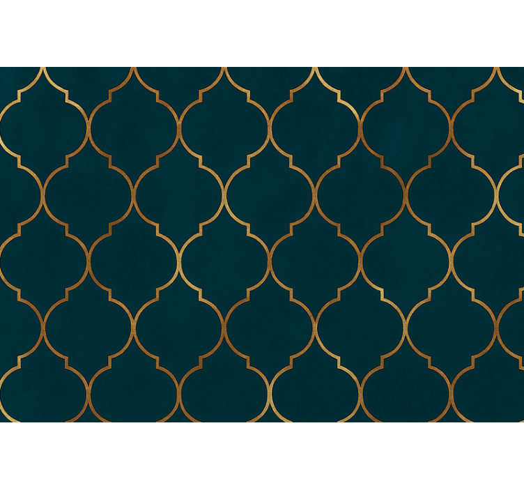 Moderne rullegardiner golden marokkansk - TenStickers