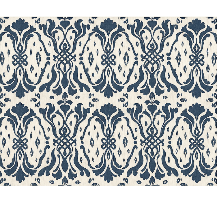 Moderne rullegardiner med vintage sorte ornamenter - TenStickers
