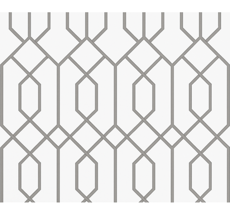 Moderne rullegardiner i grå geometrisk mønster - TenStickers
