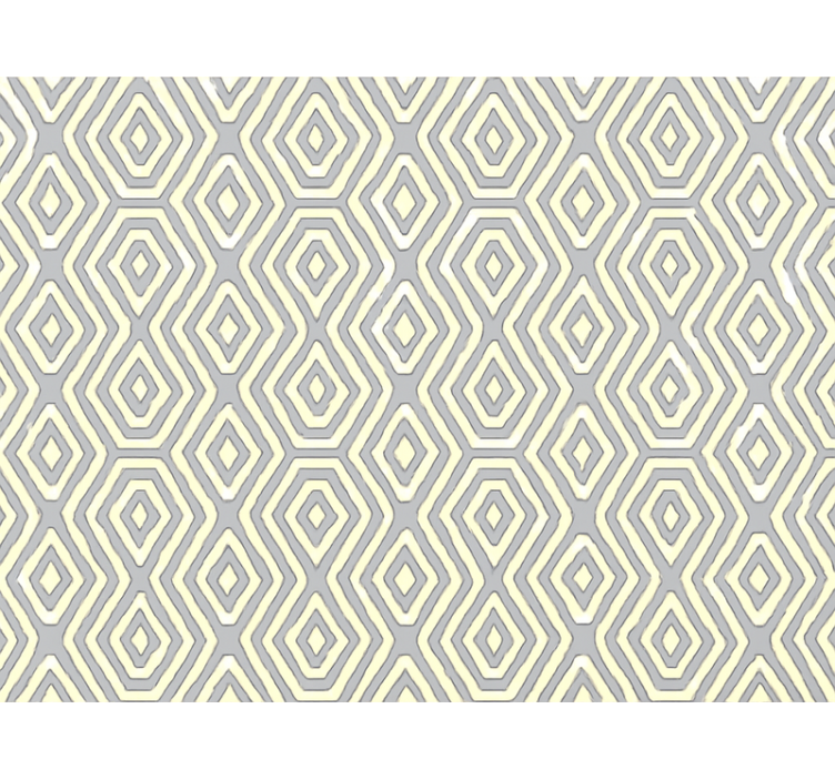 Moderne rullegardiner geometrisk blå guld - TenStickers