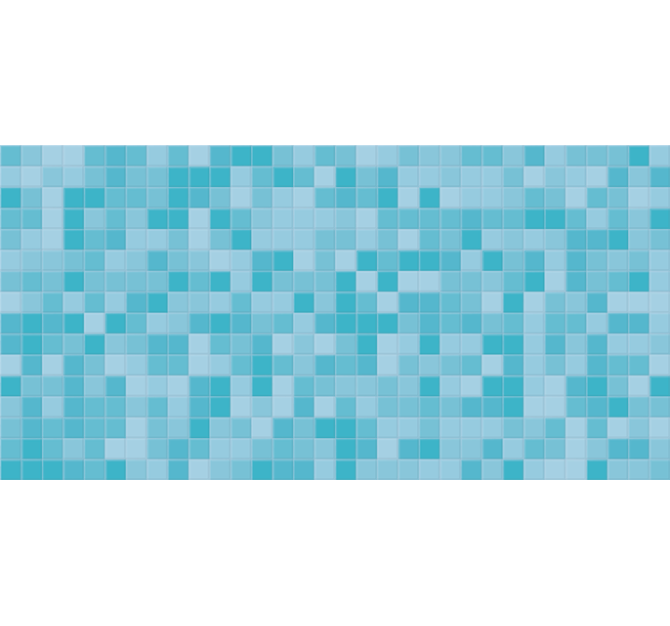 Blå rullegardin i venetiansk stil - TenStickers