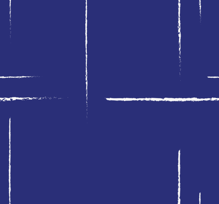 Blå rullegardin med moderne linjemønster - TenStickers