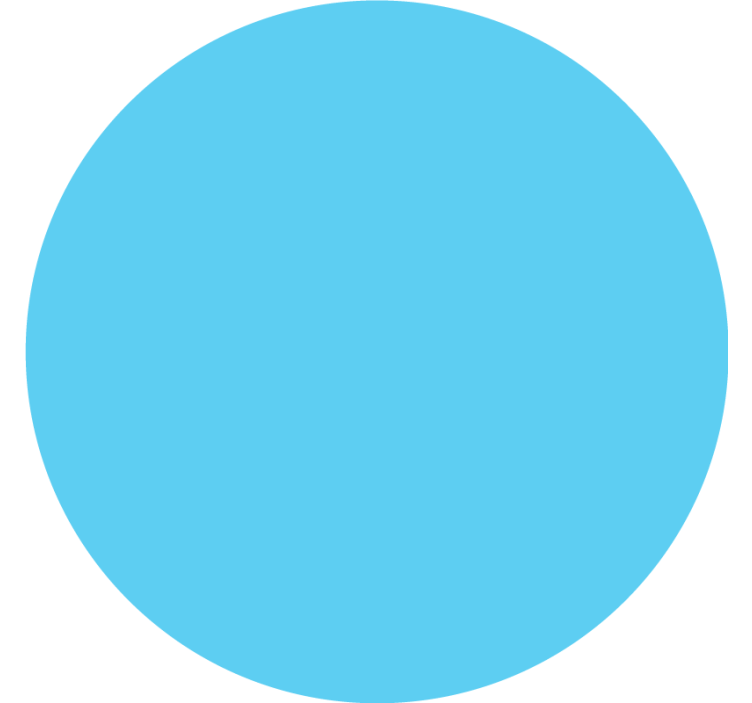 Blå rullegardin i blå nuance - TenStickers