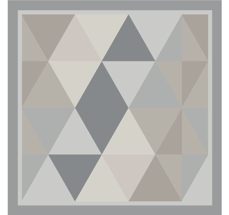 Grå rullegardin med grå pantone trekanter - TenStickers