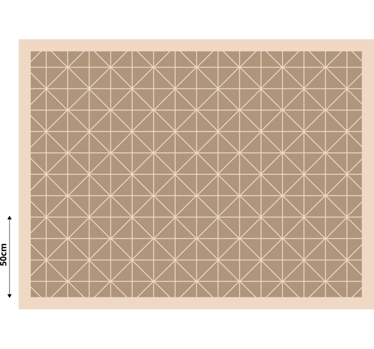 Beige rullegardin med mønstrede fliser - TenStickers
