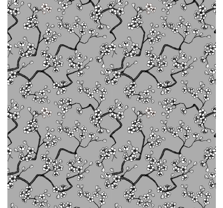 Sorte grene træRullegardiner - TenStickers