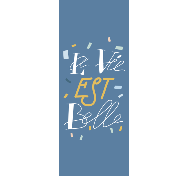 Elegant tekst soveværelse rullgardin - TenStickers