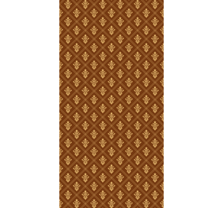 Barok blonder design stue rullegardin - TenStickers