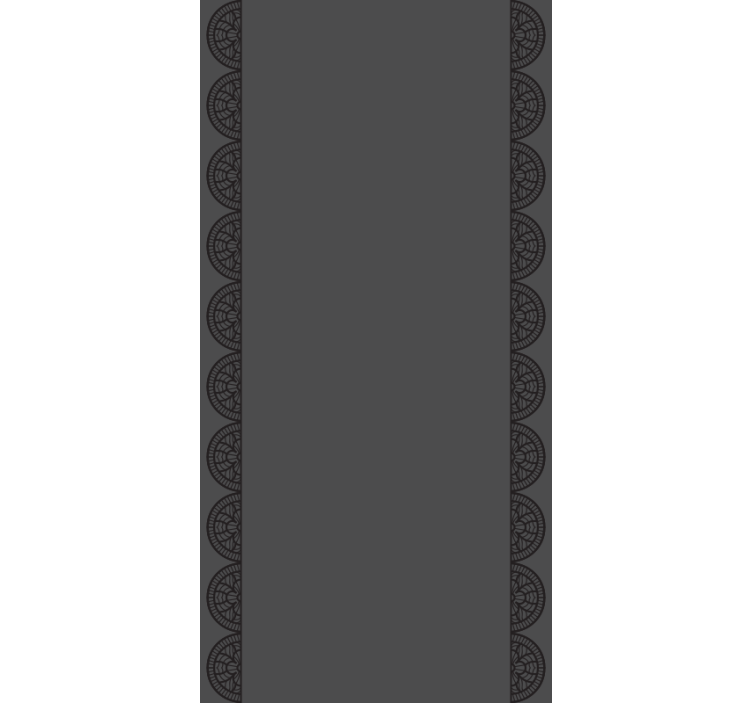 Cirkulært geometrisk mønster rullegardin mønster - TenStickers