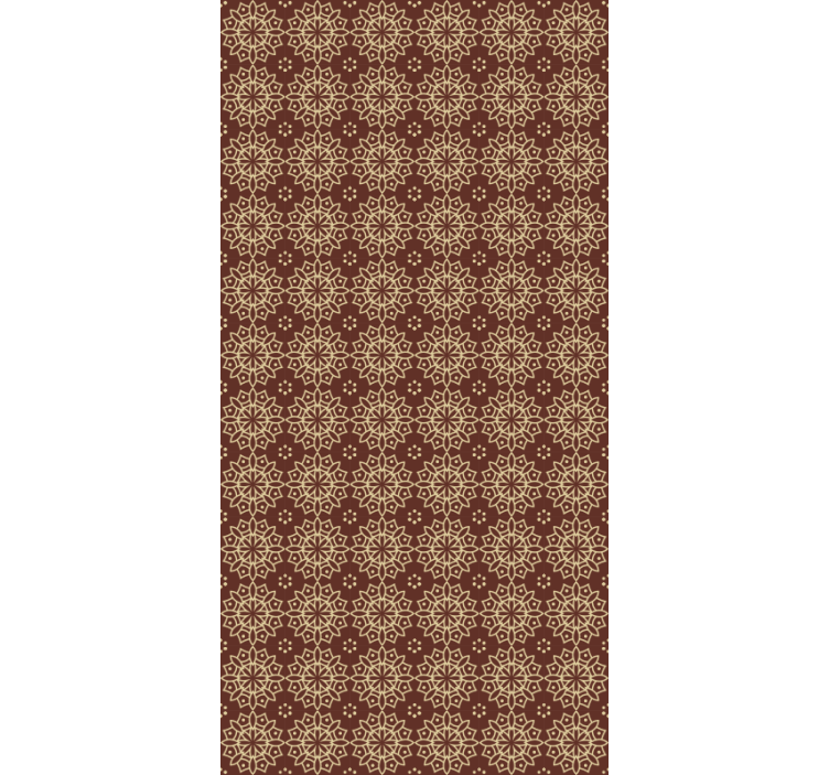 Geometrisk mønstret nuance rullegardin mønster - TenStickers