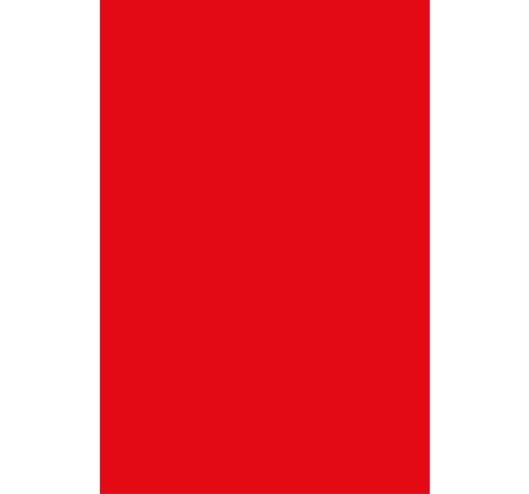 Rød farve stue rullgardin - TenStickers