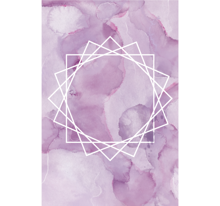 Aquarella elegant stjerne rullegardin mønster - TenStickers