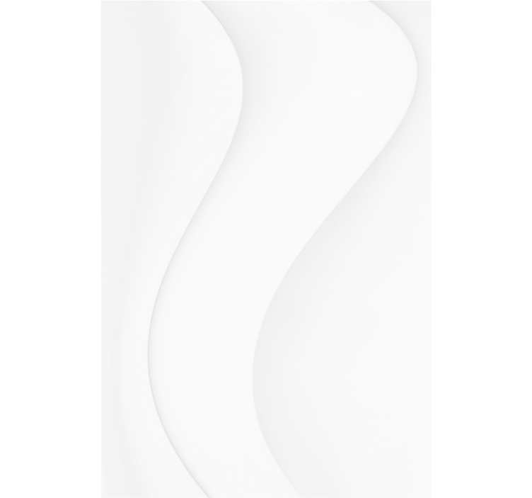 Hvide moderne figurer soveværelse rullgardin - TenStickers