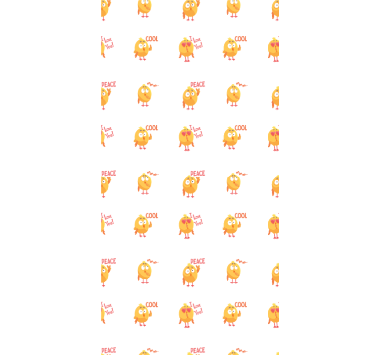 Søde fugle udtryk dyr på rullegardiner - TenStickers