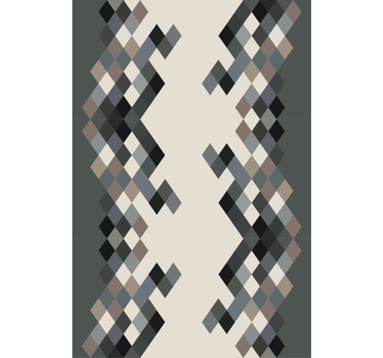 Farve nuancer farveblokke stue rullgardin - TenStickers